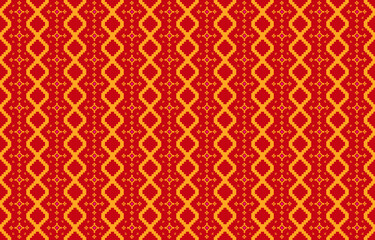 Abstract geometric and tribal patterns, usage design local fabric patterns, Design inspired by indigenous tribes. geometric Vector illustration