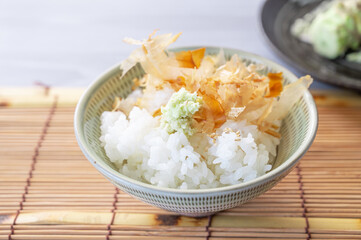 シンプルなワサビ丼