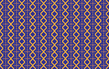 Abstract geometric and tribal patterns, usage design local fabric patterns, Design inspired by indigenous tribes. geometric Vector illustration