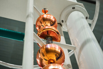 Shiny copper dome undergoes testing in plant laboratory