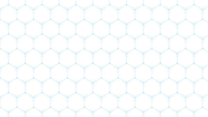 Abstract hexagon shape seamless pattern