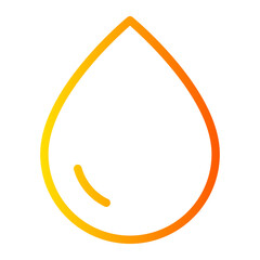 Water Drop gradient icon