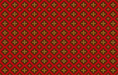 Abstract geometric and tribal patterns, usage design local fabric patterns, Design inspired by indigenous tribes. geometric Vector illustration