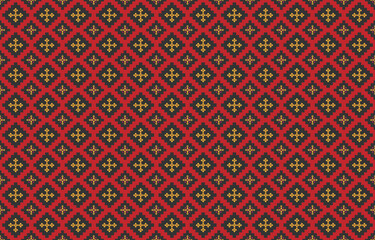 Abstract geometric and tribal patterns, usage design local fabric patterns, Design inspired by indigenous tribes. geometric Vector illustration