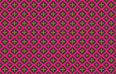 Abstract geometric and tribal patterns, usage design local fabric patterns, Design inspired by indigenous tribes. geometric Vector illustration