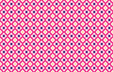 Abstract geometric and tribal patterns, usage design local fabric patterns, Design inspired by indigenous tribes. geometric Vector illustration