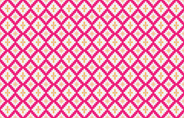 Abstract geometric and tribal patterns, usage design local fabric patterns, Design inspired by indigenous tribes. geometric Vector illustration