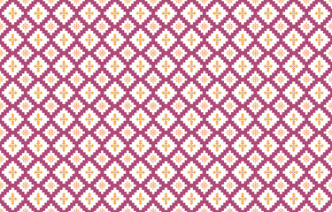 Fototapeta premium Abstract geometric and tribal patterns, usage design local fabric patterns, Design inspired by indigenous tribes. geometric Vector illustration