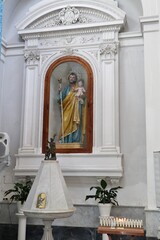 Ischia - Fonte battesimale nella Chiesa di Santa Maria di Portosalvo