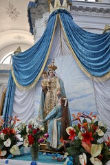 Ischia - Statua della Madonna di Portosalvo