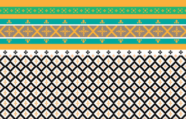 Abstract geometric and tribal patterns, usage design local fabric patterns, Design inspired by indigenous tribes. geometric Vector illustration