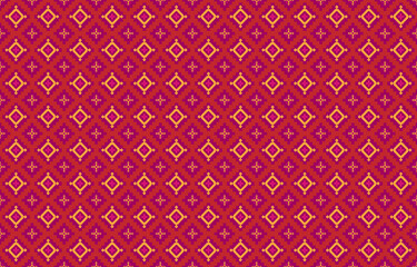 Abstract geometric and tribal patterns, usage design local fabric patterns, Design inspired by indigenous tribes. geometric Vector illustration