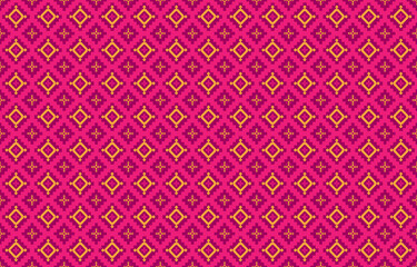 Abstract geometric and tribal patterns, usage design local fabric patterns, Design inspired by indigenous tribes. geometric Vector illustration