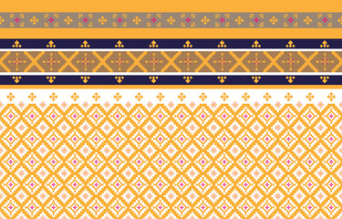 Abstract geometric and tribal patterns, usage design local fabric patterns, Design inspired by indigenous tribes. geometric Vector illustration