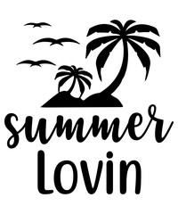 Obraz premium Summer Beach Bundle SVG, Beach Svg Bundle, Summertime, Funny Beach Quotes Svg, Salty Svg,