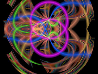 Imaginatory fractal abstract background Image