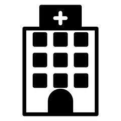 Obraz premium hospital icon
