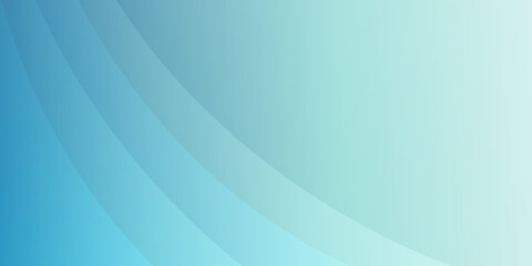 Abstract Blue Header Template, Futuristic Gradient Poster, Presentation or Landing Page Background Design with Illuminated Curving Lines - Includes Copyspace, Place, Room for Your Text