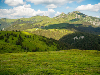 Obraz premium beautiful mountain landscape in Ciucas Mountains, Romania