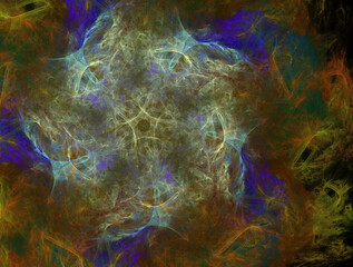 Imaginatory fractal abstract background Image