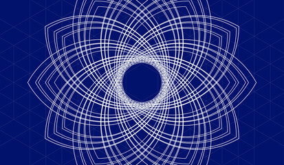 幾何学 抽象 花 ネットワーク 背景