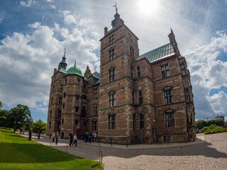 exterior of rosenborg castle, copenhagen