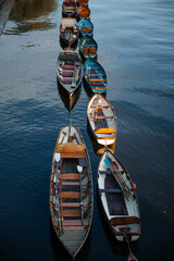 Obraz premium boat on the river