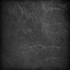 Dark grey black slate background or texture.