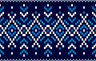 Carpet ethnic Aztec art. Ethnic geometric seamless pattern in tribal. American, Mexican style. Design for background, wallpaper, illustration, fabric, clothing, carpet, textile, batik, embroidery.