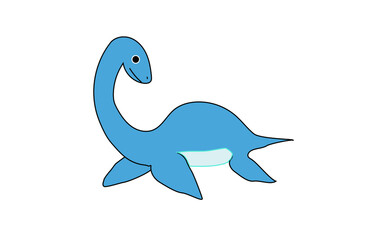 UMAのネッシーが泳ぐ姿