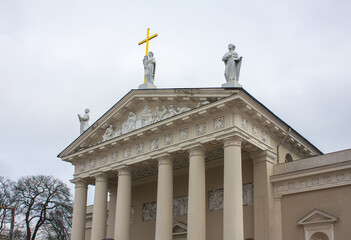 Fototapeta na wymiar St. Stanislaus Cathedral in Vilnius, Lithuania