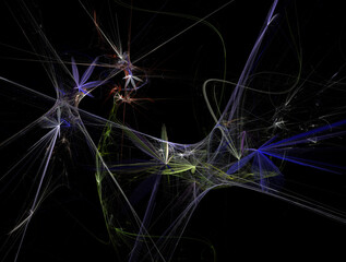 Imaginatory fractal abstract background Image