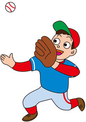 野球の守備_フライ
