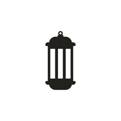Lantern vector. Lantern vector icon. Vector silhouette