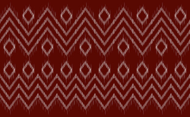Ethnic pattern vector, Geometric graphic antique background, Embroidery diagonal batik retro art