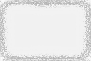 Elegant black and white frame. Light geometric pattern with cell effect. Cool bright futuristic modern art. Abstract web backdrop. Grungy antique cover in minimal style. Graphic decorative element