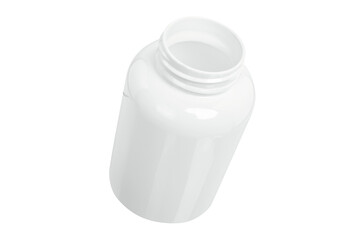 white plastic medicine capsule box