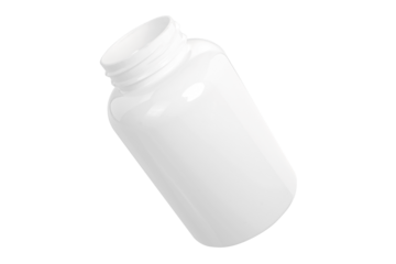 white plastic medicine capsule box