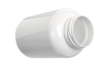 white plastic medicine capsule box
