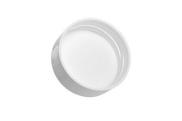 white plastic medicine capsule box lid