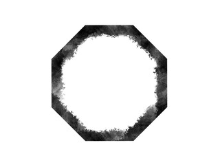 Abstract black frame background