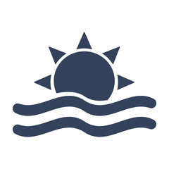 Brightness, light, rain, summer, sun, sunny icon