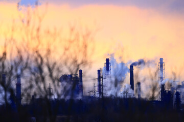 chemical industry plant air pollution