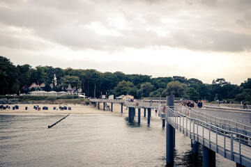 The new Koserow pier on the island of Usedom