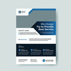 Creative modern business flyer or poster design template | Corporate Business Flyer Design Template 