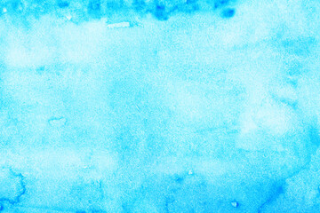 blue watercolor background paper texture vignetting frame