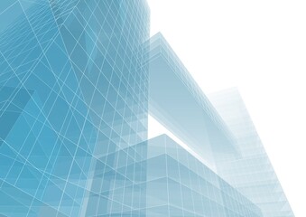 Fototapeta na wymiar Modern architecture building 3d rendering