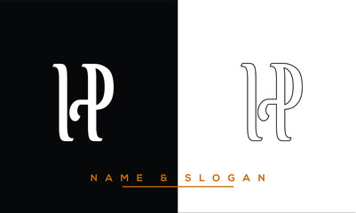HP,  PH,  H,  P   Abstract   Letters  Logo  Monogram