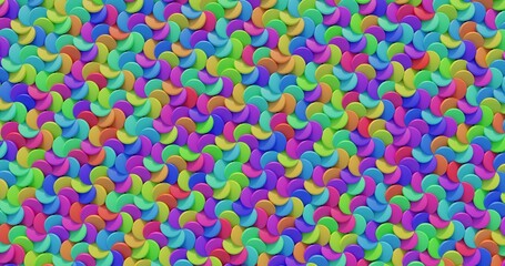 seamless pattern with colorful circles 