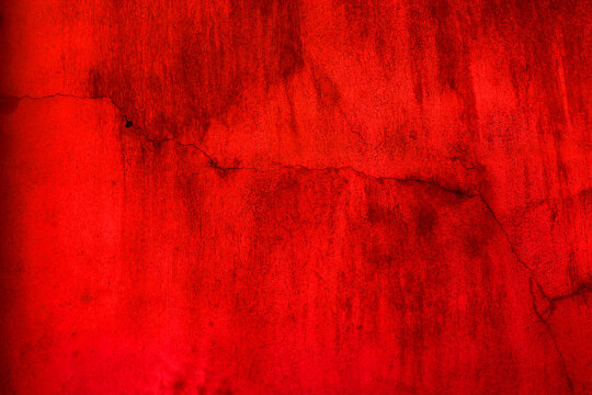 Scary concrete cement wall for background, horror and halloween concept, also for creepy background